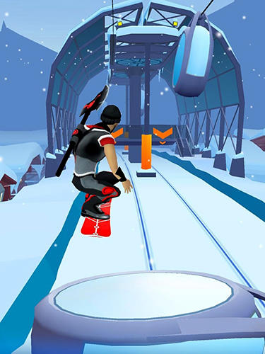 Snow racer: Mountain rush screenshot 3
