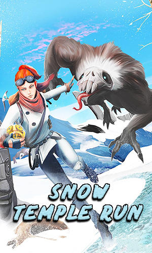 Snow temple run poster