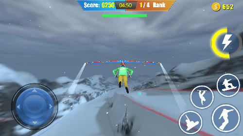 Snowboard freestyle skiing screenshot 1