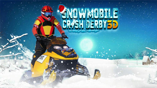 Snowmobile crash derby 3D poster