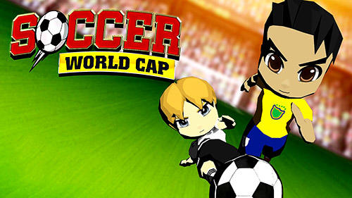 Soccer world cap poster