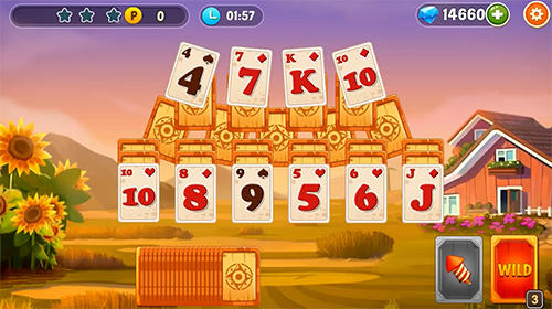 Solitaire idle farm screenshot 1