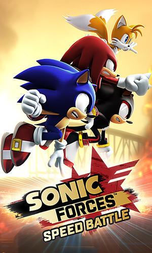 Sonic forces: Speed battle poster