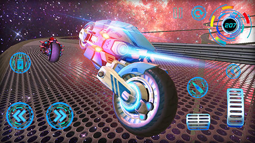 Space bike galaxy race screenshot 3