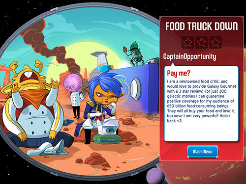 Space food truck screenshot 1