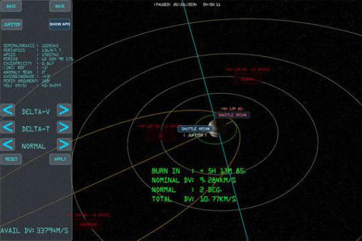 Space simulator screenshot 1