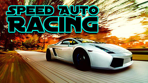 Speed auto racing poster
