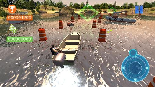 Speed boat parking 3D 2015 screenshot 2