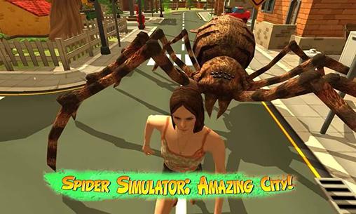 Spider simulator: Amazing city! poster