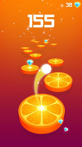 Splashy tiles: Bouncing to the fruit tiles screenshot 2