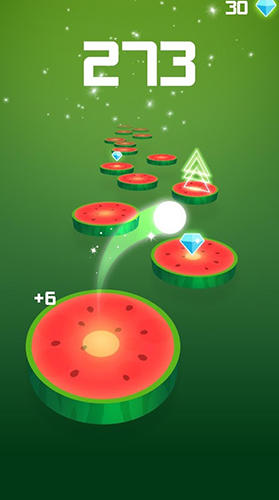 Splashy tiles: Bouncing to the fruit tiles screenshot 3