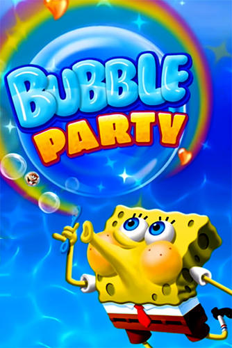 Sponge Bob bubble party poster