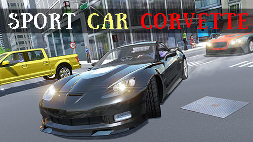 Sport car Corvette poster