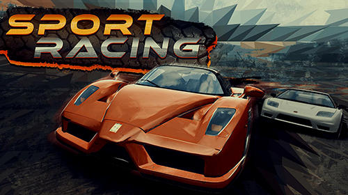 Sport racing poster
