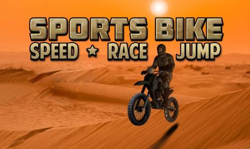 Sports bike: Speed race jump poster