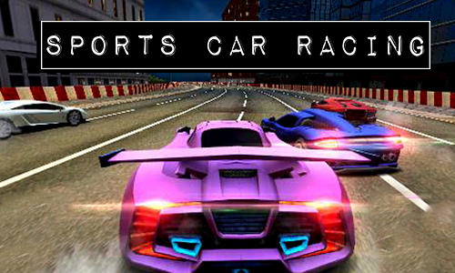 Sports сar racing poster
