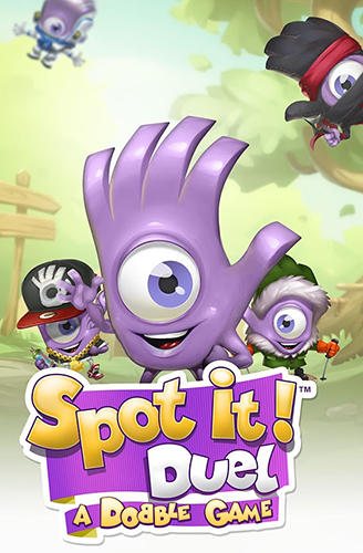 Spot it! Duel. A dobble game poster