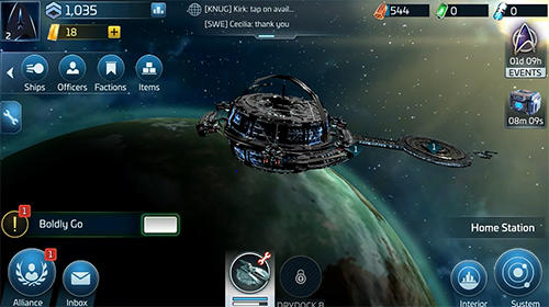 Star trek fleet command как начать новую игру