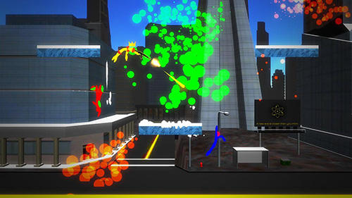 Stick man fight: Battle online. 3D game screenshot 2
