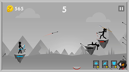 Stickman archer fight screenshot 2