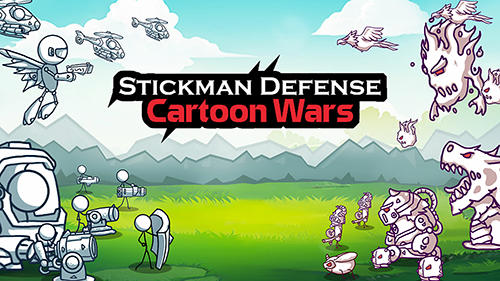 Stickman defense: Cartoon wars poster