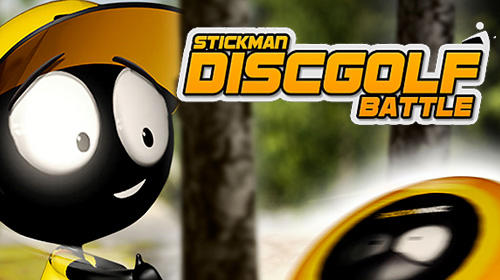 Stickman disc golf battle poster
