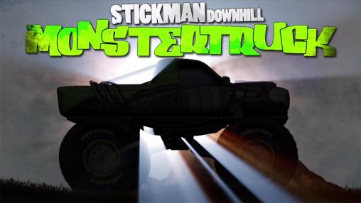 Stickman downhill: Monster truck poster