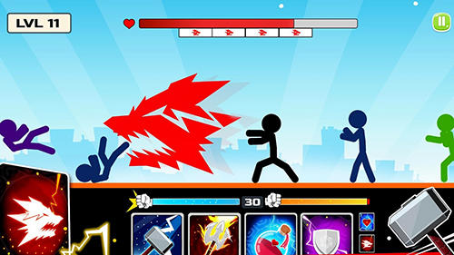 Stickman fighter: Mega brawl screenshot 1