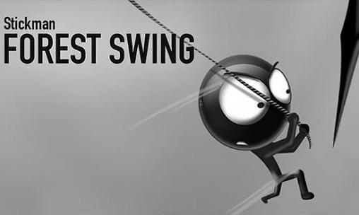 Stickman forest swing poster