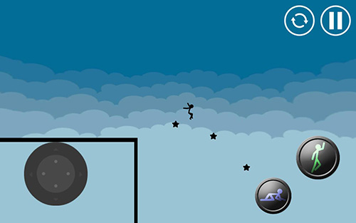 Stickman parkour platform screenshot 1