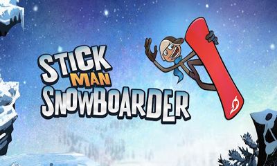 Stickman Snowboarder poster