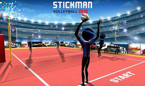 Stickman volleyball 2016 poster