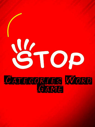 Stop: Categories word game poster