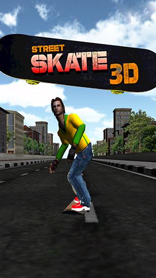 Street skate 3D poster