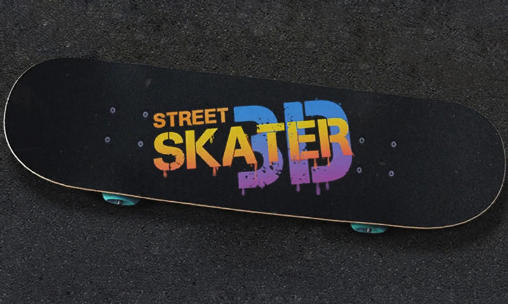 Street skater 3D poster