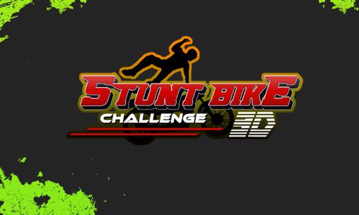 Stunt bike challenge 3D poster