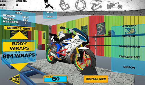 Stunt bike freestyle screenshot 2