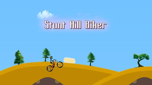 Stunt hill biker poster