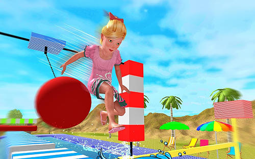 Stuntman runner water park 3D screenshot 1