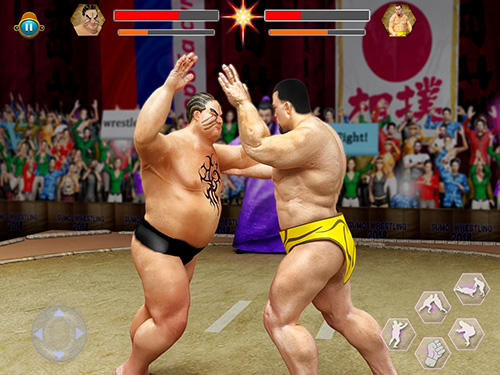 Sumo stars wrestling 2018: World sumotori fighting screenshot 1