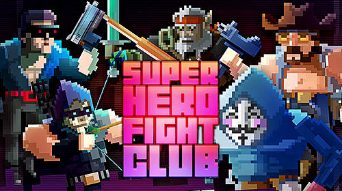 Super hero fight club poster