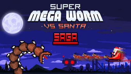 Super mega worm vs Santa: Saga poster