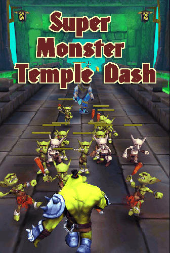 Super monster temple dash 3D poster