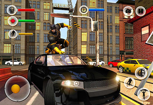 Super Panther flying hero city survival screenshot 2