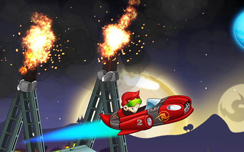 Superheroes car racing screenshot 1