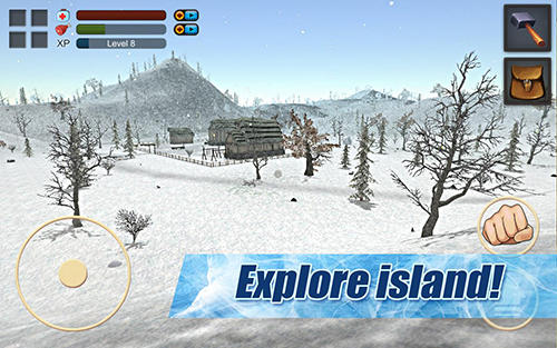 Survival game winter island 3D screenshot 1