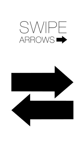 Swipe arrows poster
