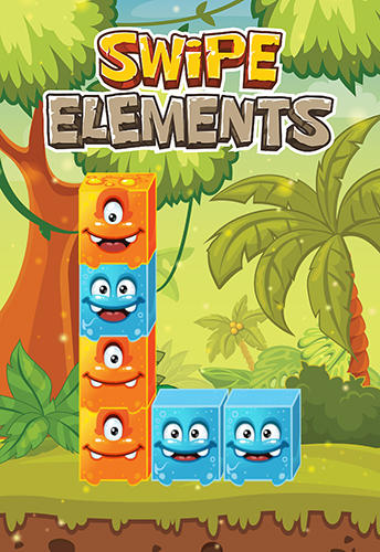 Swipe elements: Matching puzzle poster