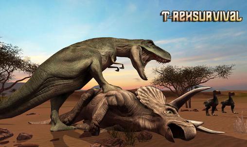 T-Rex survival simulator poster