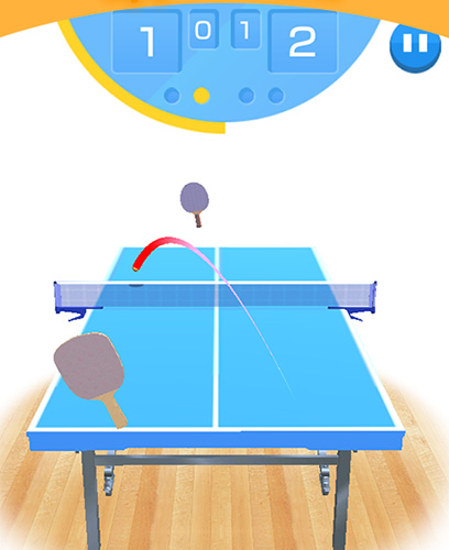 Table tennis 3D virtual world tour ping pong Pro screenshot 3